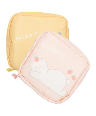Healeved 2 pieces outdoor decoration carrying bag Organizer Use for outdoor use for women brindle menstrual pillow hygiene bag package