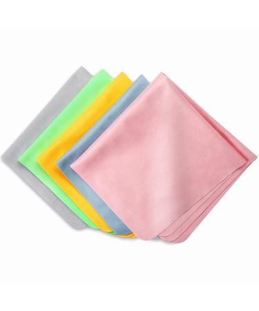 Vin Beauty Extra Large Microfiber Cleaning Cloths (12"x 12") for Eyeglasses Lens Glasses Reusable Eyeglass Cleaner Cloths Wipes for All Glasses and Screens