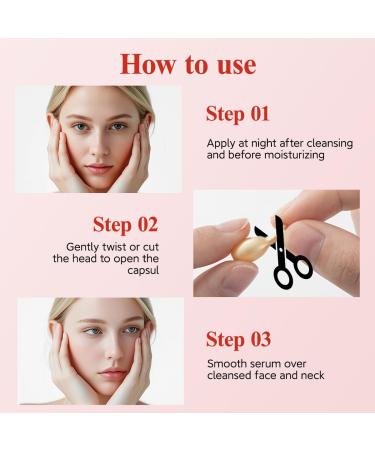 HKH Retinol Serum Capsules for Face: 48 Caps Anti-Aging Wrinkle Skincare Night Serum - Vitamin A & E Facial Oil for Women - Firming Smoothing & Skin Hydration & Moisturization - Travel-Friendly VA Retinol for Evening - Buy Online on GoSupps.com