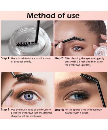 Soap Brows Kit - 2Pcs Eyebrow Freeze Wax & Long-lasting Clear Tint Gel | Waterproof Eyebrow Makeup Balm | International Shipping Available - Buy Online on GoSupps.com