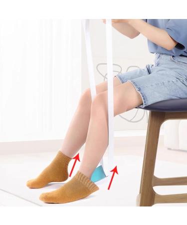 Sock Wearer Sock wear aid Sock Wearer for The Elderly Sock wear aid for The Disabled efficient Sock Wearer Sock wear aid for Pregnant Women Sky Blue - Buy Online on GoSupps.com