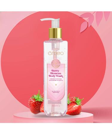 PRZX Berry Blossom Strawberry Body Wash Shower Gel for Women & Men 200ml | Refreshing Daily Cleanser with Glycerin | Gentle Formula with Strawberry Extract | Leaves Skin Feeling Soft & Smooth - Buy Online on GoSupps.com