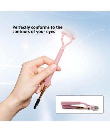 Eyelash Comb Curlers Double Sided Folding Makeup Mascara Applicator 2-in-1 Eyebrow Brush Tool Y10-ZDGZMS - Buy Online on GoSupps.com