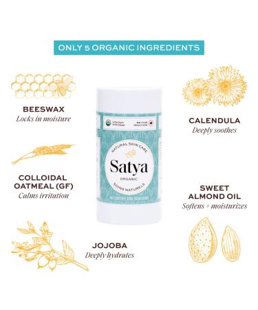 Satya Organic The One Multi-Use Stick - Easy Glide Formula - Buy Online on GoSupps.com