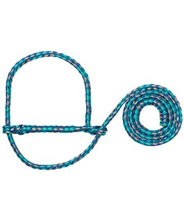 Weaver Leather Poly Rope Sheep Halter, Blue/Mint/Gray