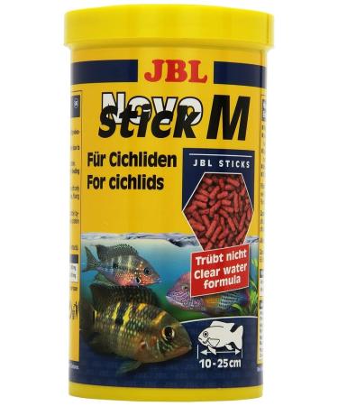 JBL NovoStick M 30290 complete food for carnivorous cichlids sticks 1 l 1 l (1 pack) 1000 ml Single