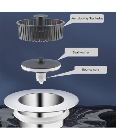 Bathroom Sink Strainer Sink Drain Lightweight Sink Drain Basket Easy Installation & Maintenance For Kitchen Easy Disposal Basket - Buy Online on GoSupps.com