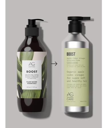 AG Care Boost Apple Cider Vinegar Conditioner with Mango Seed Butter - 12 Fl Oz Deep Moisturizing Clarifying Conditioner for High Shine and Healthy Hair - Buy Online on GoSupps.com