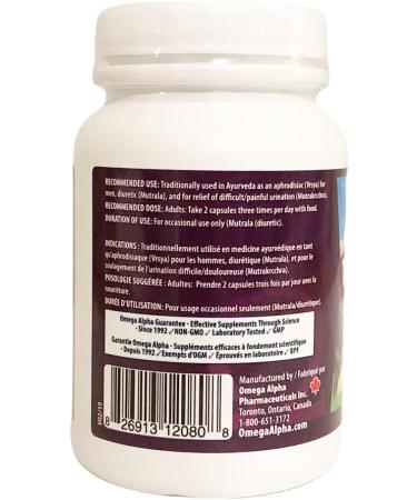Omega Alpha Tribulus Terrestris (standardized Extract) 120 Vcapsules - Buy Online on GoSupps.com