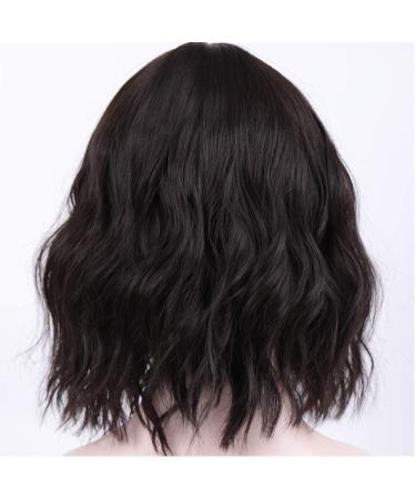 SHIYID Short Kinky Curly Synthetic Wig - Natural Looking Black Hair for Black Women | Heat Resistant Fiber - Buy Online on GoSupps.com