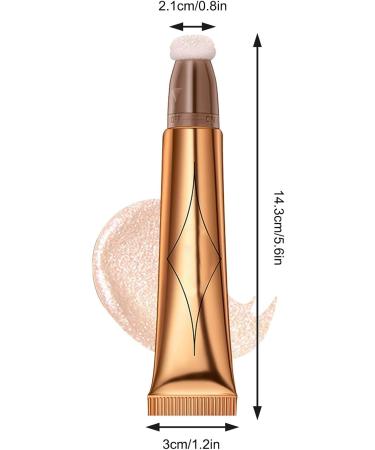 Beauty Contour Liquid Concealer for Face Highlighter Blush Bronzer Stick with Cushion Applicator for Face Contour Makeup - Buy Online on GoSupps.com