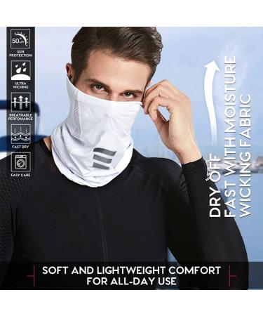 UV Stylish Multifunctional Scarf for Men & Women - Tube Scarf Bandana Face Mask - Grey | International Shipping - Buy Online on GoSupps.com