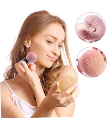 Makeup Powder Brushes Makeup Powder Brushes Foundation Set Face Professional Head Large Mineral Rose Gold 2PCS - Buy Online on GoSupps.com