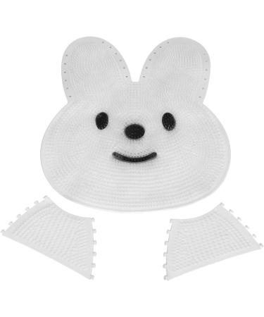 Generic Non-Slip Shower Foot Cleaner Pad - Dead Skin Remover & Tiredness Reliever - Bathroom Essential (White) - Buy Online on GoSupps.com