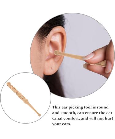 Handcrafted Ear Wax Removal Tool | Reusable Ear Cleaner with Carved Design | Best Ear Pick for Safe Ear Care - Buy Online on GoSupps.com