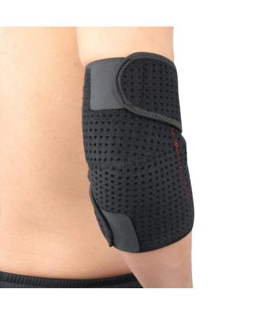 Elbow Support Adjustable Tennis Elbow Brace Strap Elbow Sleeve Reduce Joint Pain With Adjustable Strap For Daily Wear Weightlifting Sport 62cm Black