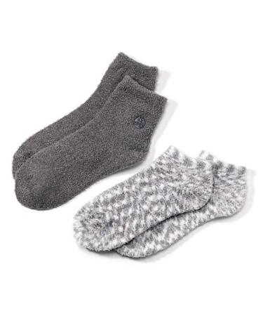 Earth Therapeutics Aloe Vera Socks - Moisturizing Treatment for Dry Feet, Cracked Heels, Calluses, Rough Skin - Grey/Confetti Gray - Buy Online on GoSupps.com