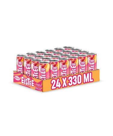 Buy Smoke ie Tea Peach - Refreshing Black Tea & Rose Hip Drink | 24x330ml Cans | Perfect Thirst Quencher for Tea Lovers | Best Quality International Shipping - Buy Online on GoSupps.com