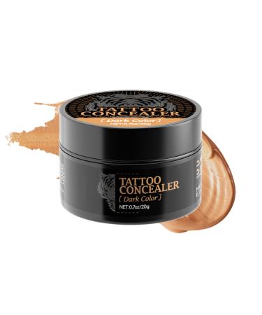 Concealer - Fondation Compl te De La Couverture | Cicatrice De Cicatrice Laa Cr me tanche Durable Pour Le Visage Imperm able | Convient La Peau Sensible Couvrant Les Tatouages Et Les Impe Dark
