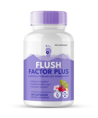 Flush Factor Plus Capsules FlushFactor Plus Supplement Pills Flush FactorPlus Maximum Strength Flexibility & Healthy Legs FlushFactorPlus Advanced Formula Flush Factor Plus Reviews (60 Capsules)