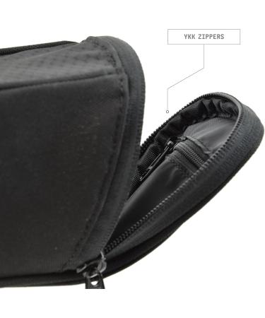 AGU Performance DWR Saddlebag - 0.7L Water-Repellent Bicycle Bag in Black | Reflective & Eco-Friendly 100% Recycled Polyester - Buy Online on GoSupps.com