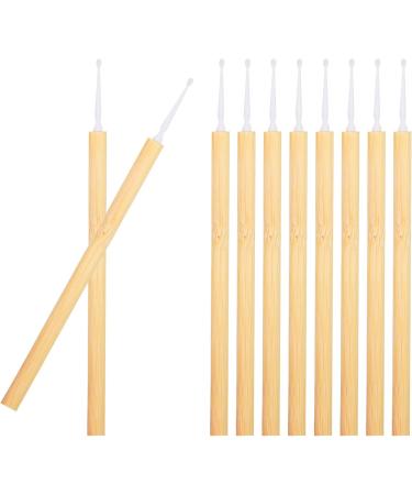 XNHIU Disposable Bamboo Mascara Wands & Cotton Swabs Set - 50 Pack for Precise Eyelash Extensions | Makeup Brushes & Applicators Kit - Buy Online on GoSupps.com