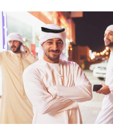 SOIMISS Male Arab Shemagh Headband - Desert Turban Keffiyeh Hijab for Men | East Headscarf Costume | Dubai Muslim Middle Scarf - Buy Online on GoSupps.com