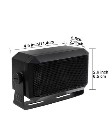 ZAXIDALER Rectangular External Communications Speaker for Ham Radio, CB & Scanners - Buy Online on GoSupps.com