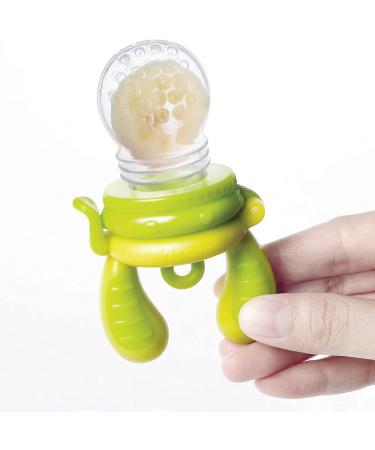 Kidsme Food Feeder Large Lime Green - Safe and Easy Feeding Solution for Babies - Buy Online on GoSupps.com