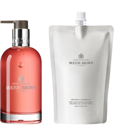 Molton Brown Heavenly Gingerlily Fine Liquid Hand Wash Glass Bottle Heavenly Gingerlily Fine Liquid Hand Wash Glass Bottle 200ml - Buy Online on GoSupps.com