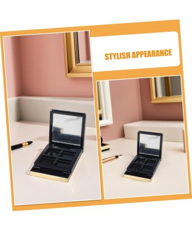  Healeved Healeved Reusable DIY Palette with Mirror Makeup Storage Box for Eyeshadow Lipstick Powder - Buy Online on GoSupps.com