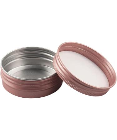 50 Pieces 30ml Matte Pink Aluminum Screw Cap Containers - Cosmetic Cream Cans & Candle Boxes - Includes 35mm Stickers | International Shipping Available - Buy Online on GoSupps.com