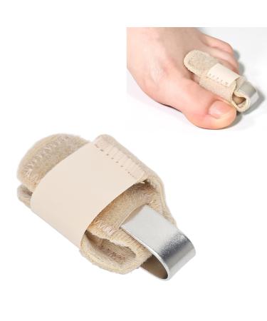 Toe Splint Hammer Toe Straighteners Splint for Adult Bent Toe Corrector Adjustable Toe Brace for Women Men (S Left Foot)