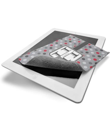 Buy YouCustomizeIt Personalized Red & Gray Polka Dots Microfiber Screen Cleaner | Customizable Gifts for International Shipping - Buy Online on GoSupps.com