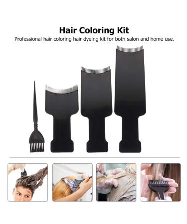 Lurrose 4-Piece Balayage Board & Brush Set - Professional Hair Dye Tools for Home & Salon | Plastic Hair Tower Kit - Buy Online on GoSupps.com