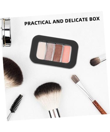 Palette Magn tique Vide 2 Pi ces Petit Format en Plastique Abs Noir Mat Porte-maquillage pour Fards Paupi res et Surligneurs Voyage Compacte - Buy Online on GoSupps.com