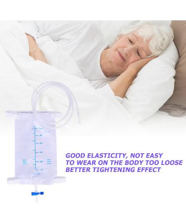 1000ml Urine Leg Bags - 3 Pieces Collecting & Drainage Bags with Straps Valves & T-Drain for Safe Catheter Use - Buy Online on GoSupps.com