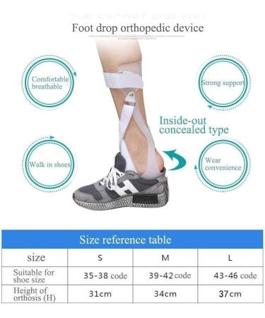 Adjustable Ankle Joint Support for Plantar Fasciitis Relief - Small Left Size | Foot Orthotics & Tendon Stretching - Buy Online on GoSupps.com