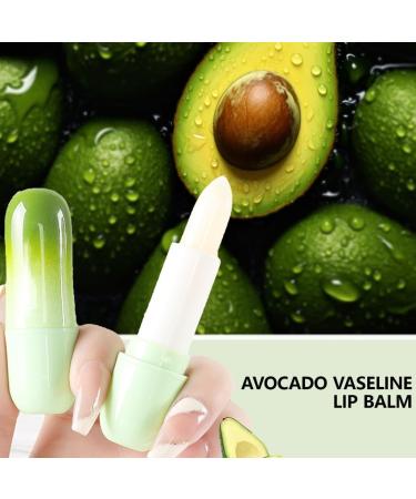 Hydrating Moisturizing Lipstick Lip Balms Stick Anti Cracked Lip Oil Natural Lipstick Base Moisturizer for Women Girls Avocado - Buy Online on GoSupps.com