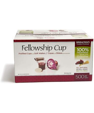 B & H Publishing Group 63431 Commun Fellowship Cup Prefilled Juice Wafer Box Of 500 - Buy Online on GoSupps.com