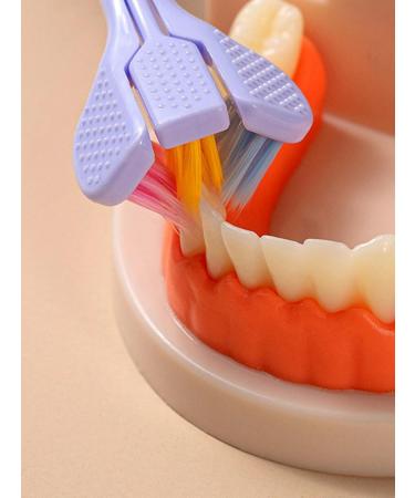 Autism Toothbrush - 3-Page Macaron Soft Bristles for Children & Adults | Ultra-Cleaning Comfort - Buy Online on GoSupps.com