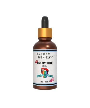 Lotion pour le corps Premium Kiss My Yoni Oil Bubblegum. Huile de massage non collante 30 ml. V g talien naturel biologique non toxique