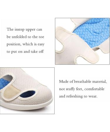 Yytcsjz Men's Diabetic Shoes | Comfortable Elderly Footwear for Swollen Feet | Non-Slip Arthritis House Shoes | Plantar Fasciitis Support - Size 12.5 Meter - Buy Online on GoSupps.com