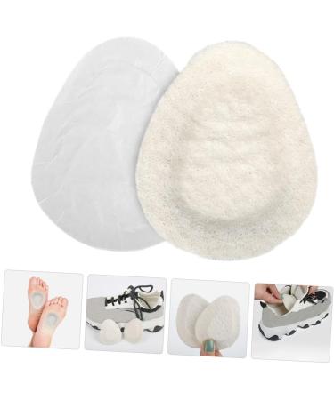 NOLITOY High Heel Pads - Forefoot Cushion & Metatarsal Shoe Inserts for Women | Felt Foot Pads for Comfort in High Heels - 7.2x6cm White - Buy Online on GoSupps.com