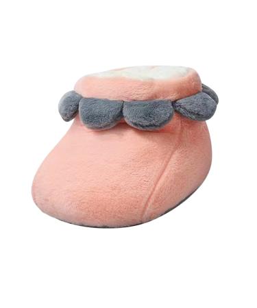 Harilla Electric Heated Foot Warmer Foot Warmer Boot Comfortable Foot Warmer Shoe Warm Winter Shoe for Farmhouse Apartment Pink