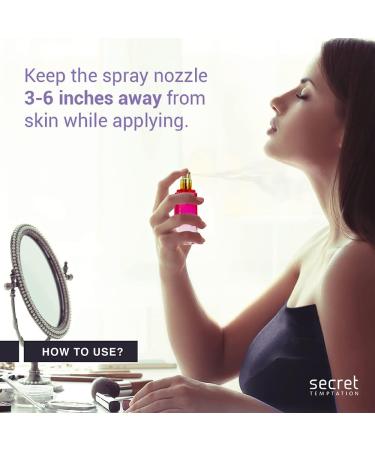 Secr'et Temptation Fragrance Gift Set With Ruby Daisy & Jazz Long Lasting Perfume Spray For Women Pack Of 3 (30ml Each) Luxury Perfume Floral Scent. - Buy Online on GoSupps.com