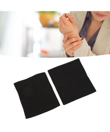 Compression Wrist Brace - Pain Relief Support Sleeve for Tendonitis Carpal Tunnel & Arthritis - Soft Breathable & Skin-Friendly - 1 Pair - Black - Buy Online on GoSupps.com