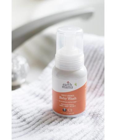 Earth Mama Sweet Orange Foaming Hand Soap 5.3oz | All-Purpose Castile Body Wash | Vegan & Organic - Buy Online on GoSupps.com