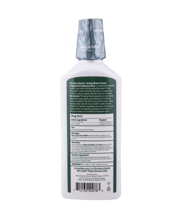 Natural Dentist Pre-Brush Whitening Rinse - Clean Mint 16.9 oz - Brighten Teeth Naturally - Buy Online on GoSupps.com