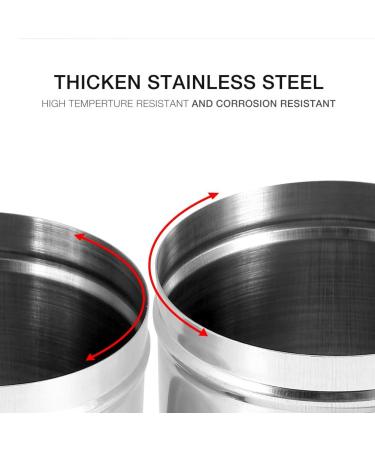 Stainless Steel Disinfection Jar with Tweezers(9cm) - Buy Online on GoSupps.com